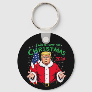 Llavero Estaré en casa para las celebraciones de Navidades