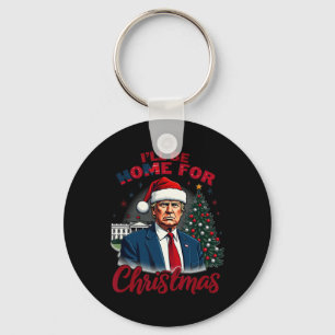 Llavero Estaré en casa para Navidades Casa Blanca Trump Pa