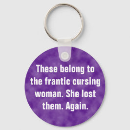 Llavero Éstas pertenecen a la frenética mujer maltratadora