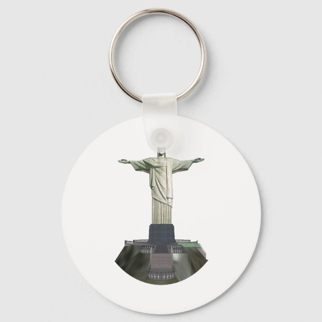 Llavero Estatua: Cristo Redentor: Modelo 3D: (Anverso)