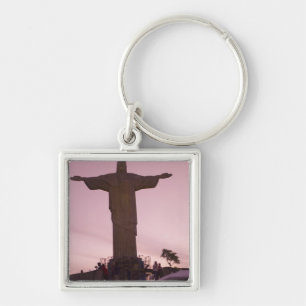 Llavero Estatua de Cristo en Corcovado, cerca de los alred