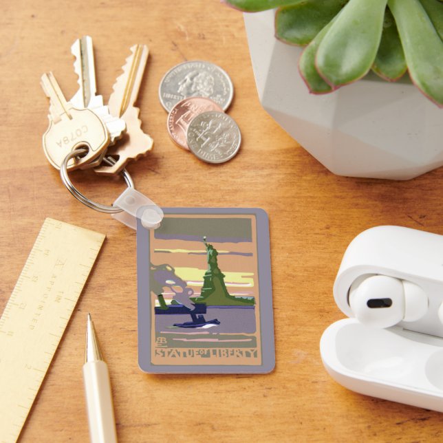 Llavero Estatua de la Libertad, Nueva York, Viajes de époc (Escritorio )