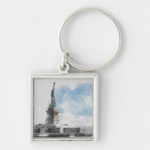 Llavero Estatua de Liberty Manhattan Keychain NYC Souvenir