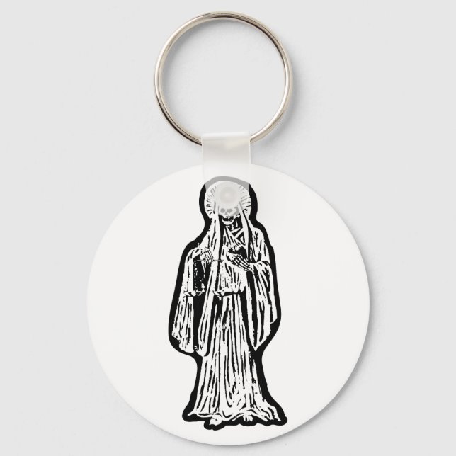 Llavero Estatua de Santa Muerte (Anverso)