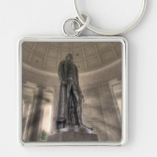 Llavero Estatua del Bronce en el Memorial Thomas Jefferson