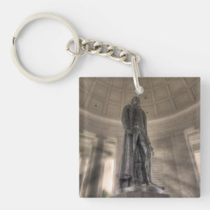 Llavero Estatua del Bronce en el Memorial Thomas Jefferson