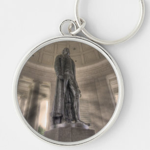 Llavero Estatua del Bronce en el Memorial Thomas Jefferson