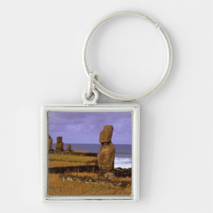 Llavero Estatua Moai de la Plataforma Tahai Resúmenes Pasc