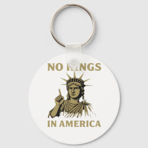 Llavero Estatua No Kings In America De La Protesta Del Día