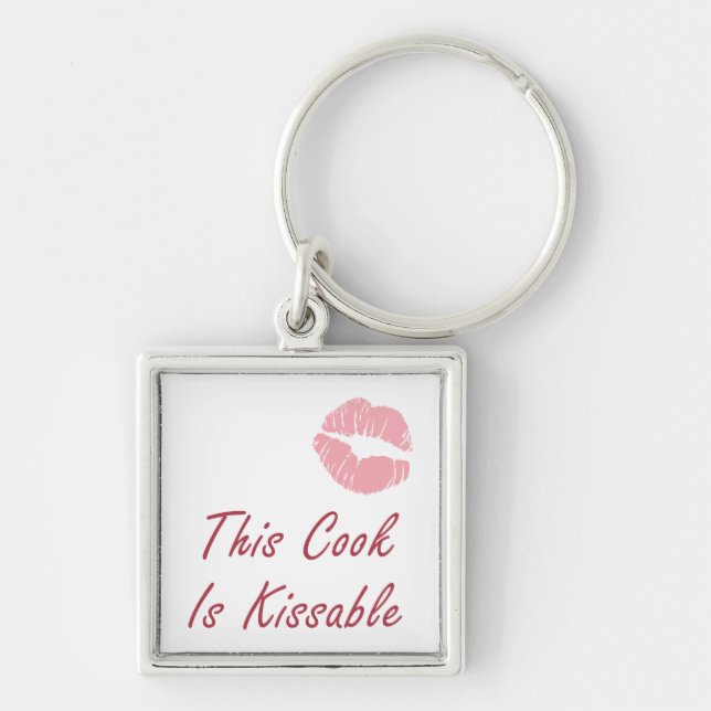 Llavero Este cocinero es kissable (Frente)