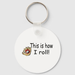 Llavero Éste es cómo ruedo (el guante del BB)