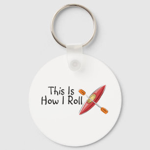 Llavero Éste es cómo ruedo el kajak