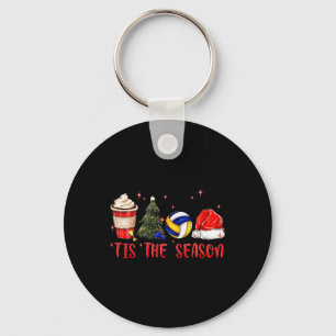 Llavero Este Es El Café De Voleibol De Temporada Santa Hat