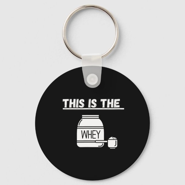 Llavero Este Es El Diseño Del Gimnasio De Whey (Anverso)