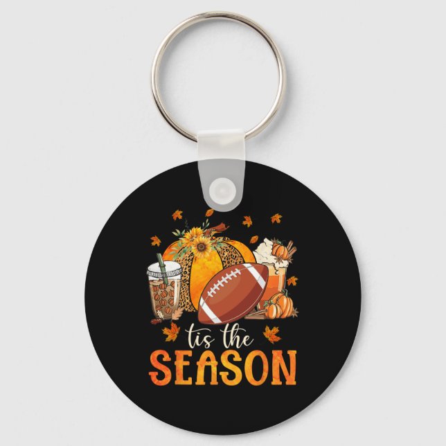 Llavero Este es el fútbol de temporada y la temporada de c (Anverso)