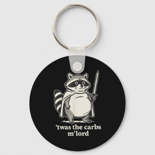 Llavero Este Es El Gráfico Meme De Los Carbs Mlord Raccoon
