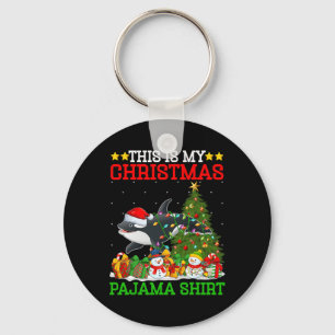 Llavero Este Es Mi Árbol De Navidad Pajamas Orca Iluminand