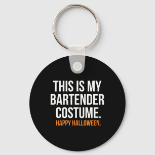 Llavero Este es mi disfraz de barman divertido Halloween