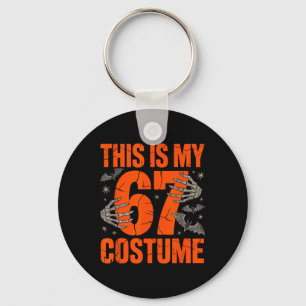Llavero Este Es Mi Disfraz De Halloween 67 Número 6 7 Meme
