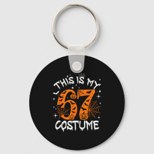 Llavero Este es mi disfraz de Halloween 67 número 6 7 meme
