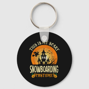 Llavero Este Es Mi Espíritu De Snowboard De Halloween