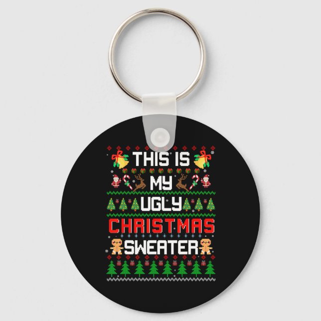 Llavero Este Es Mi Feo Navidad. (Anverso)