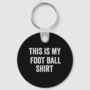 Llavero Este es mi fútbol divertido para los aficionados