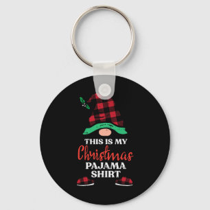Llavero Este Es Mi Navidad Gnome Xmas Hombres Mujeres Ki