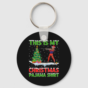Llavero Este Es Mi Navidad Pajama Shirt Biathlon Christm