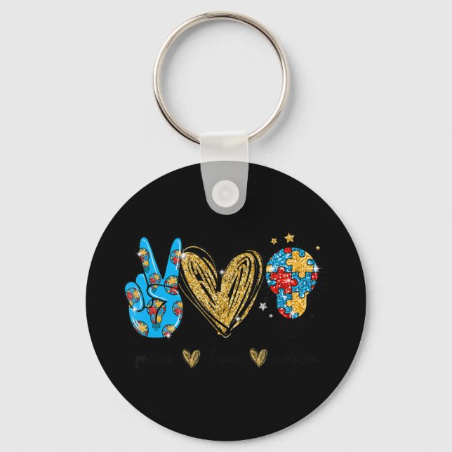 Llavero Este especial es el regalo perfecto para el autism (Anverso)