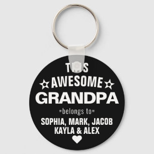 Llavero Este maravilloso abuelo pertenece al día del padre