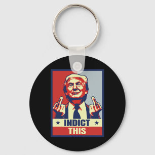 Llavero Este simpatizante del presidente Donald Trump a fa