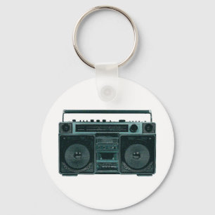 llavero estéreo retro