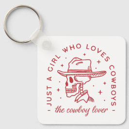 Llavero Estética de vaqueros enamorados de vaquera