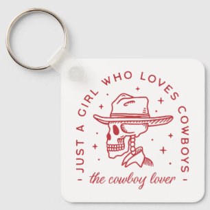 Llavero Estética de vaqueros enamorados de vaquera