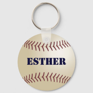 Llavero Esther Baseball Keychain