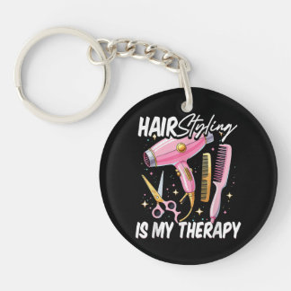 Llavero Estilista de cabello Es Mi Terapia