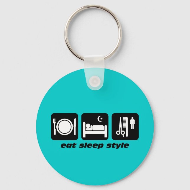 Llavero Estilista de pelo (Anverso)