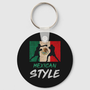 Llavero Estilo Boxeo Mexicano Orgullo Mente Patriótico B