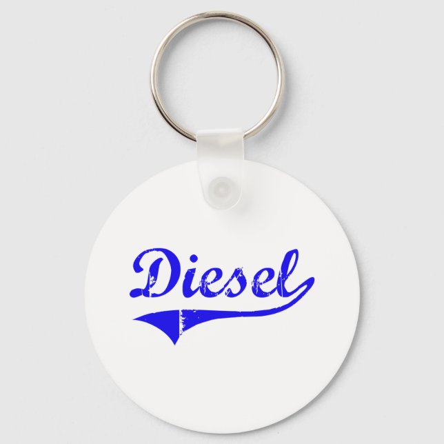 Llavero Estilo clásico de apellidos Diesel (Anverso)