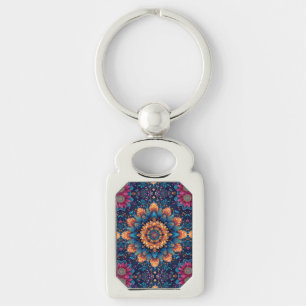 Llavero Estilo de arte digital de flor de mandala-23907.