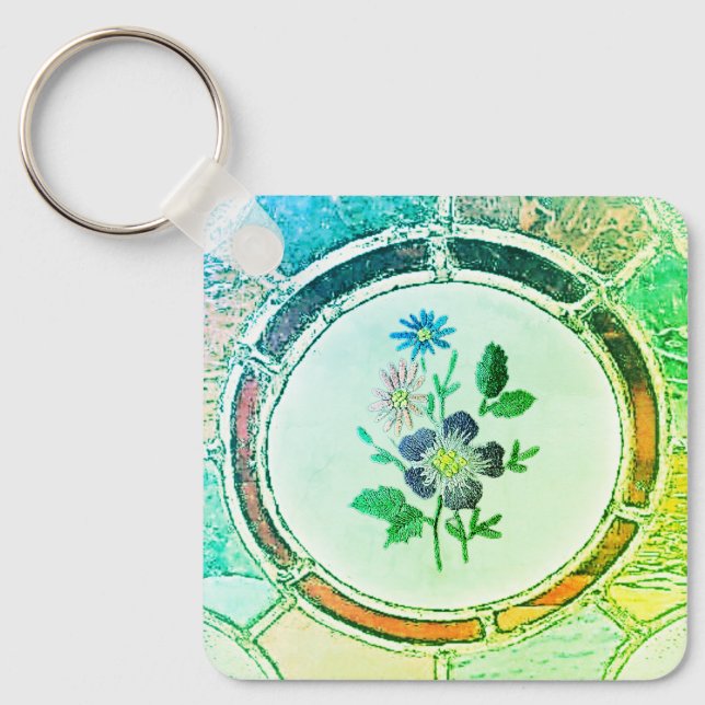 LLAVERO ESTILO DE DISEÑO DE ARTE DE KEYCHAIN (Anverso)