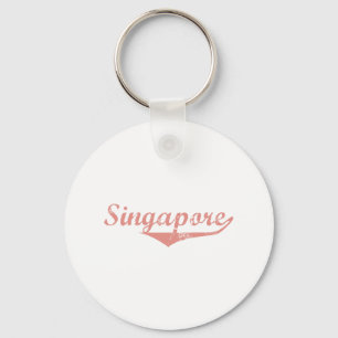 Llavero Estilo de la revolución de Singapur