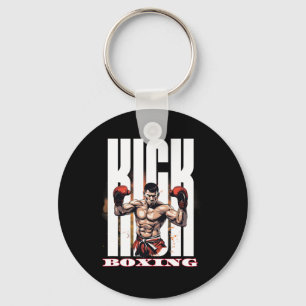 Llavero Estilo de lucha de kickboxing