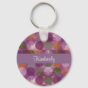 Llavero Estilo de monograma moderno