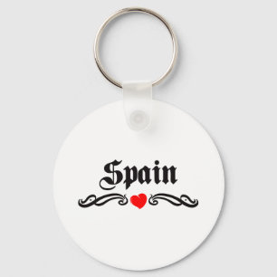 Llavero Estilo de tatuaje de España