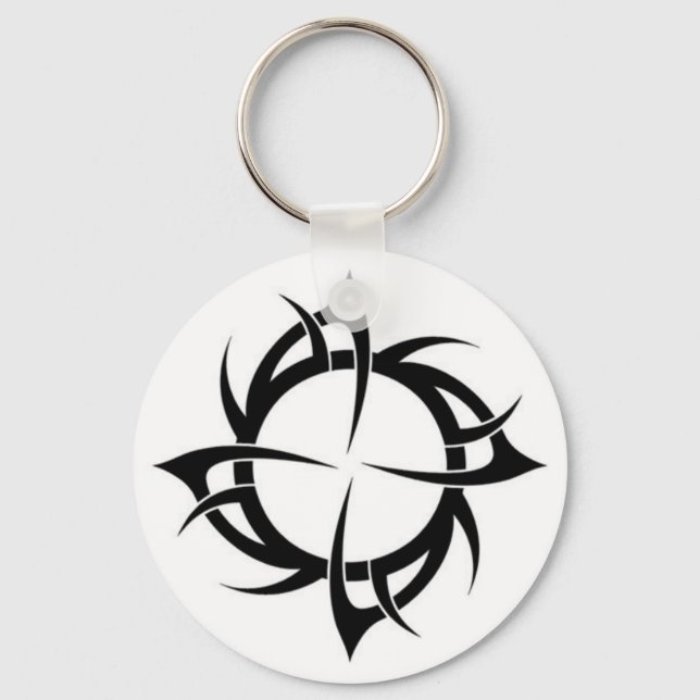 Llavero Estilo de tatuaje triple (Anverso)