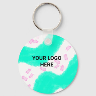 Llavero ESTILO DE TEXTO MÍNIMO SIMPLE REGALO acuarela verd