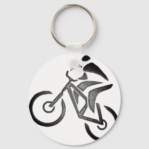 Llavero Estilo del resplandor de la bici