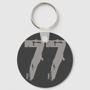 Llavero Estilo Eroded Número 77